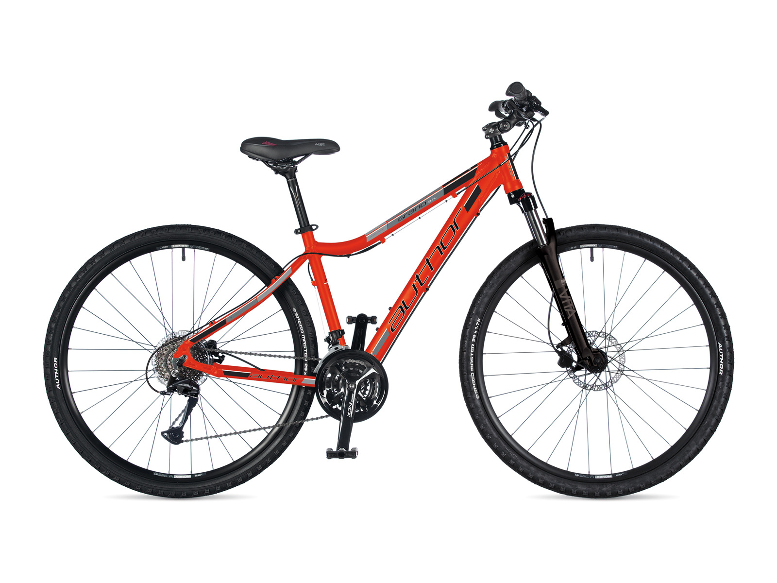 AUTHOR Grand ASL 2023-24 17" oranžová dámské krosové ASL kol