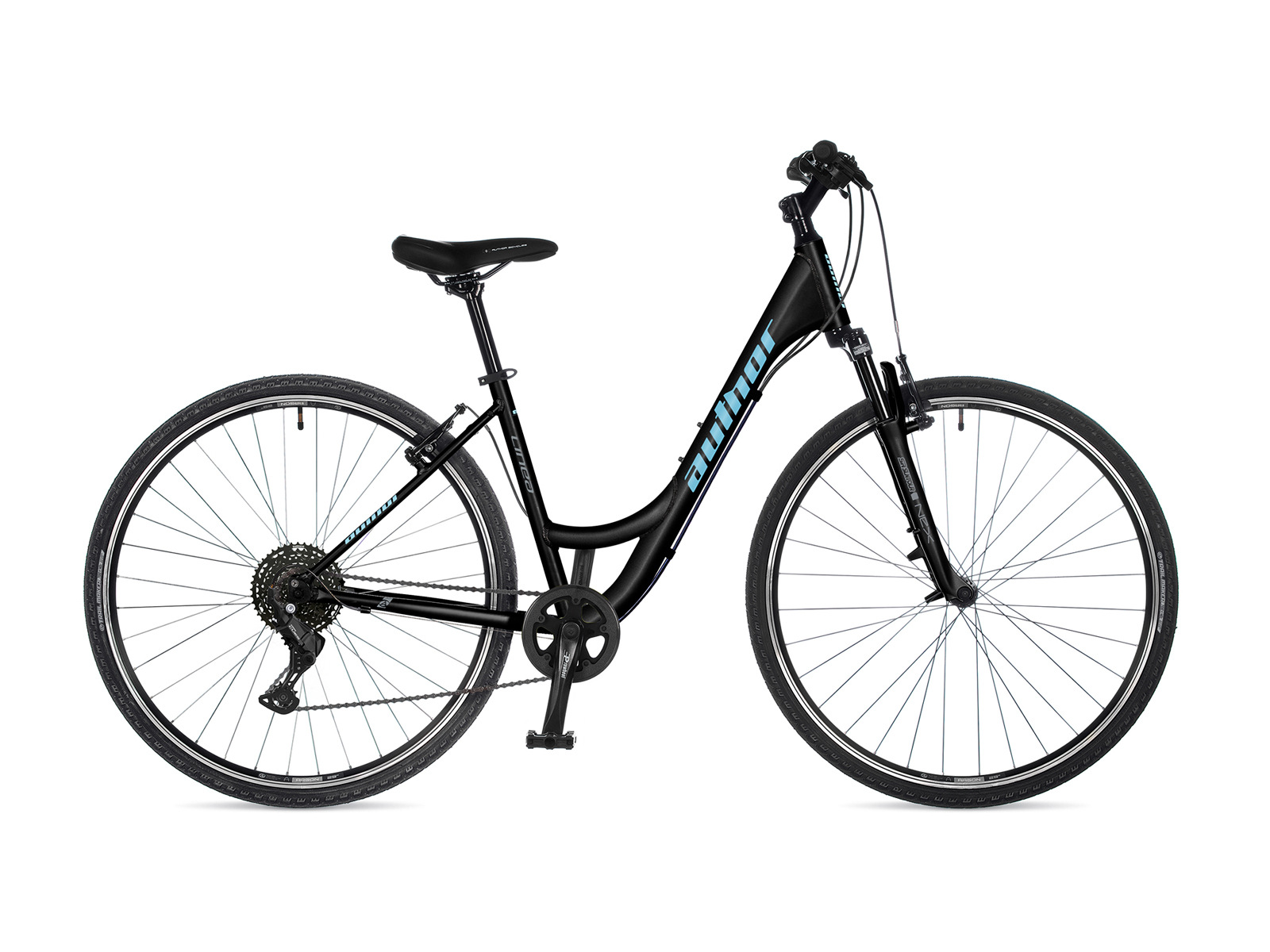 AUTHOR Linea 2026 17" černá/modrá dámské krosové kolo