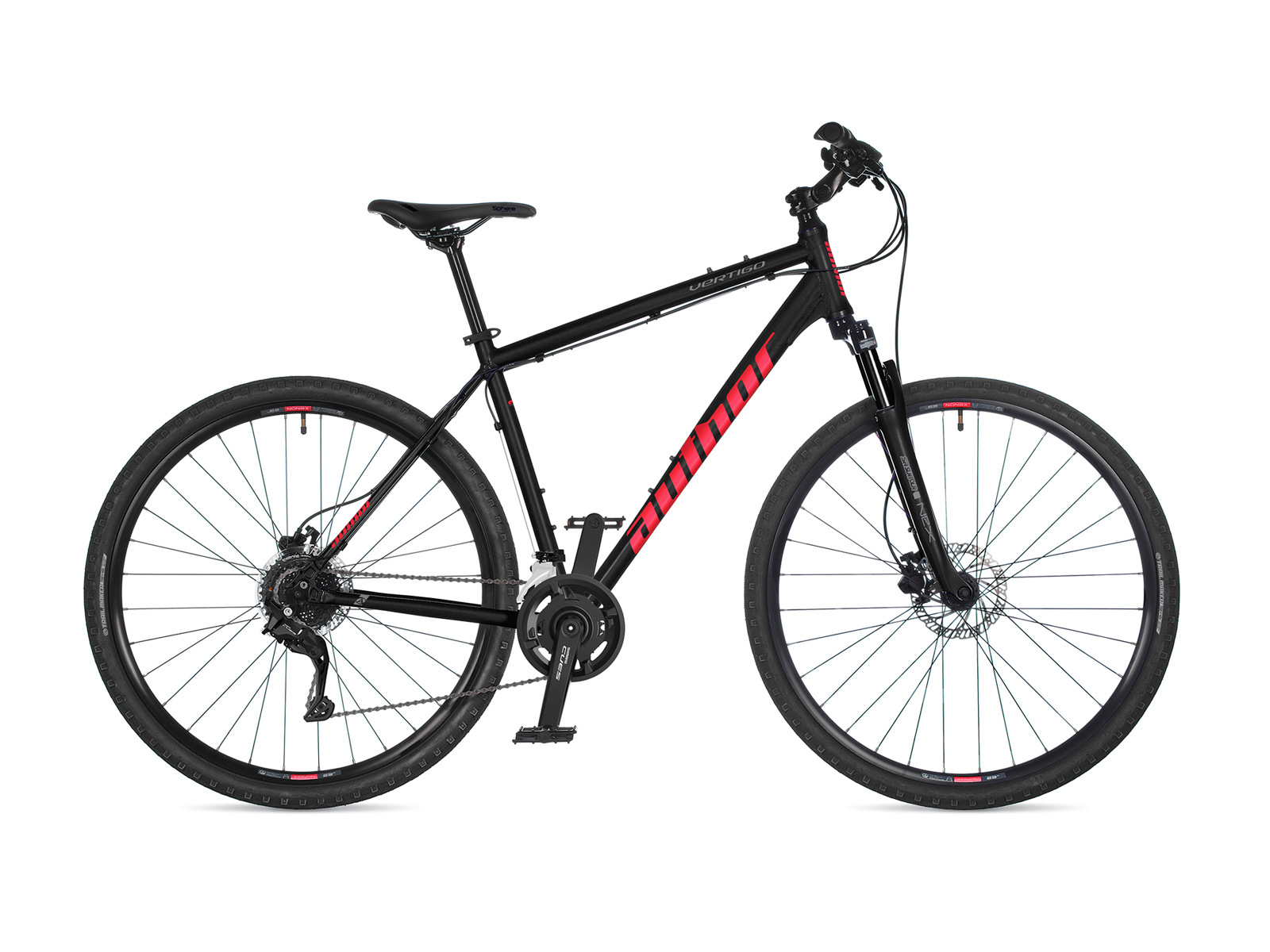 AUTHOR Vertigo 2026 20" černá-matná/červená krosové kolo