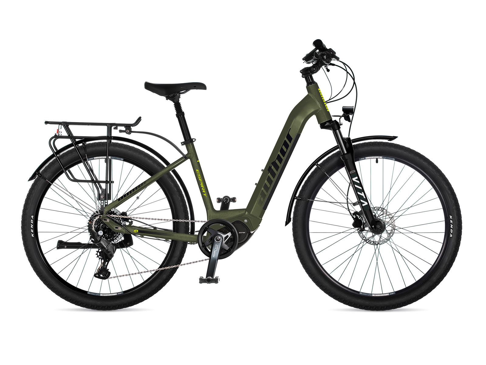 AUTHOR Espirit 17" zelenozlatá-matná/černá/limeta dámské tou