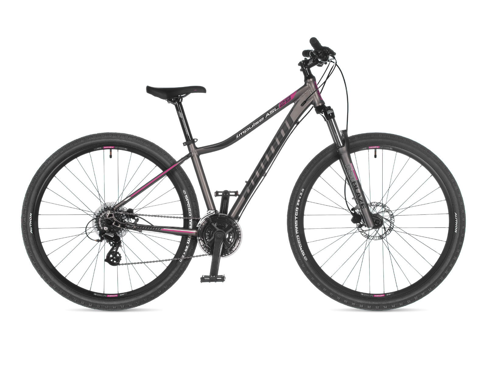 AUTHOR Impulse 29 ASL 2023-24 18" stříbrná-matná/růžová dáms