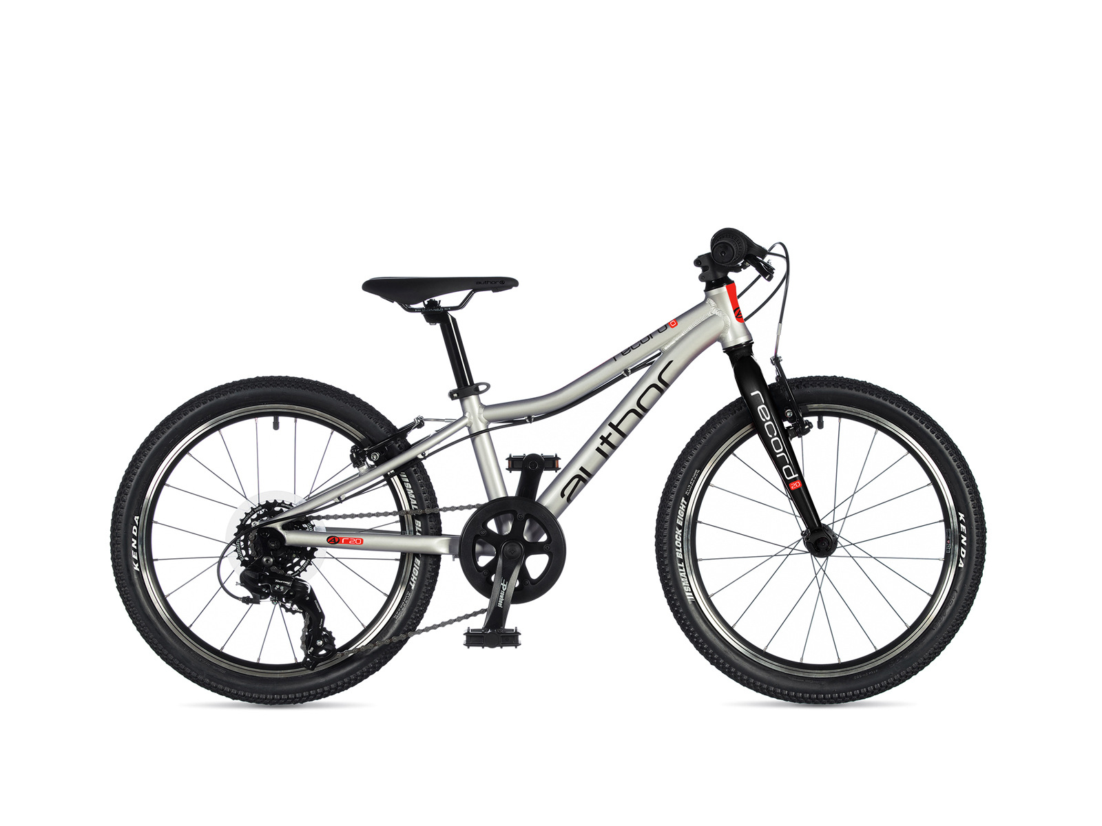 AUTHOR Record 20 2026 10" stříbrná/černá/červená dětské 20"k