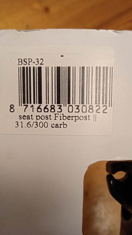 BBB sedlovka BSP-32 FiberPost II 31.6/300 mm 2