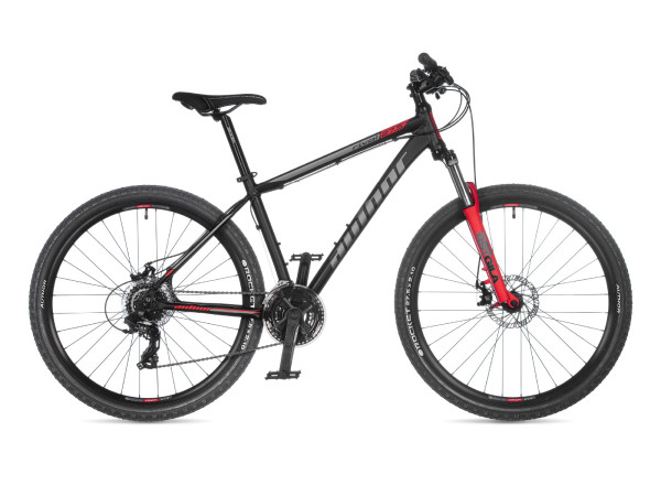 AUTHOR Rival 27,5 2023-24 17" černá-matná/červená MTB XC 27,