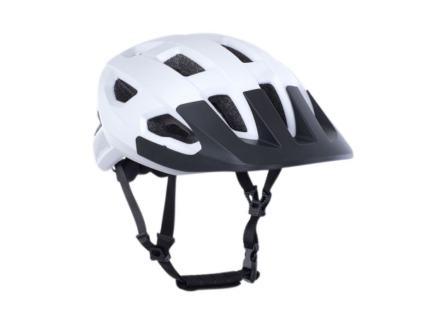 AUTHOR Přilba Vento InMold LED USB 52-55cm (stříbrná/bílá)