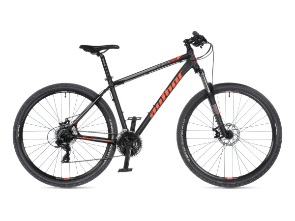 AUTHOR Rival 29 2023-24 19" černá-matná/oranžová MTB XC 29"k