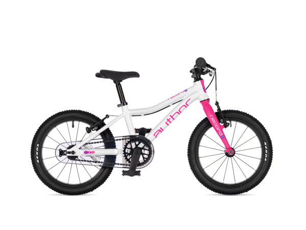 Record 14 2026 7" bílá/růžová/fialová Author dětské 14"kolo