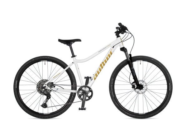 AUTHOR Mission ASL 2026 15" bílá/černá/zlatá dámské krosové