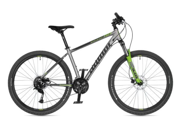 AUTHOR Solution 27,5 2021-22 17" stříbrná-matná/zelená MTB X
