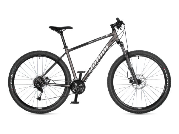 AUTHOR Solution 29 2023-24 17" stříbrná-matná/bílá MTB XC 29