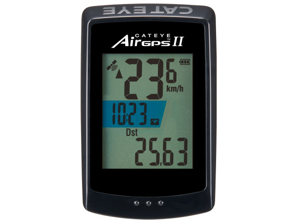 CATEYE Cyklopočítač CAT AirGPS II (GPS100N) (černá)
