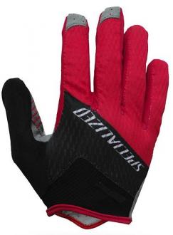 Rukavice Specialized XC lite long finger dlouhé červená/černá