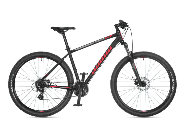 AUTHOR Impulse 29 2023-24 19" černá-matná/červená MTB XC 29"