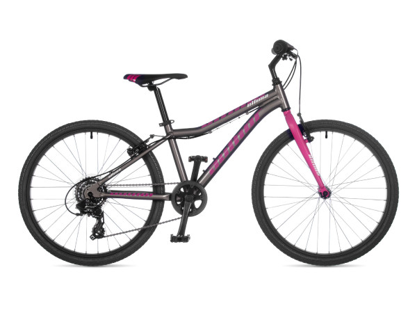 AUTHOR Ultima 24 2023-24 12,5" stříbrná/růžová dětské 24"kol